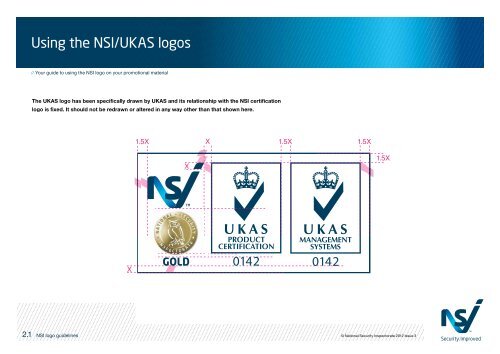 NSI LOGO GUIDELINES - National Security Inspectorate