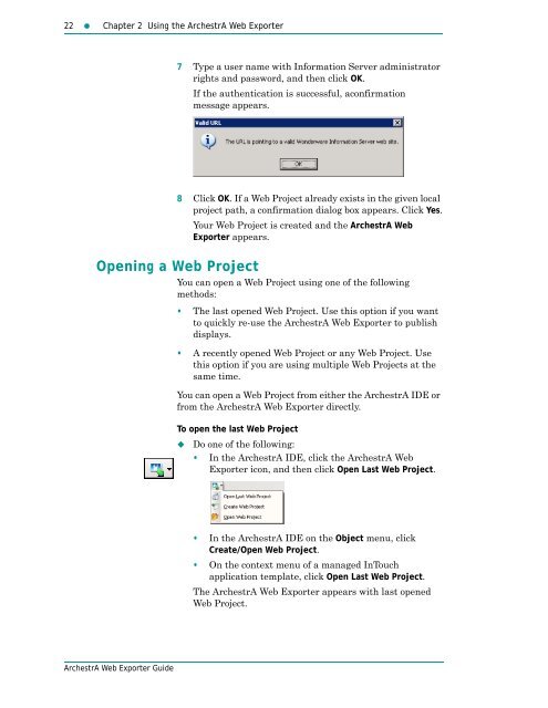 ArchestrA Web Exporter Guide - Platforma Internetowa ASTOR
