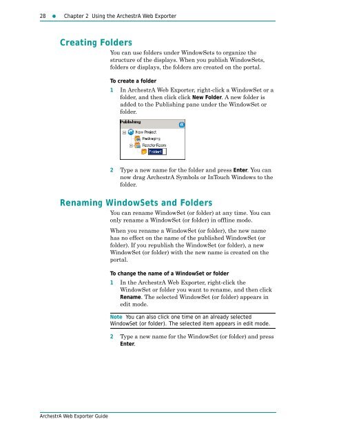 ArchestrA Web Exporter Guide - Platforma Internetowa ASTOR