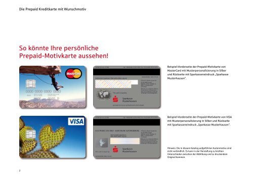 Der Motivkatalog zur Prepaid-Kreditkarte: Alle Motive auf einen Blick ...