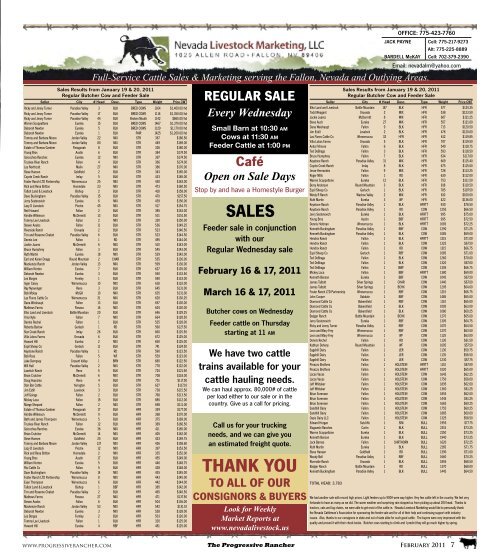 fallon Bull Sale - The Progressive Rancher Magazine