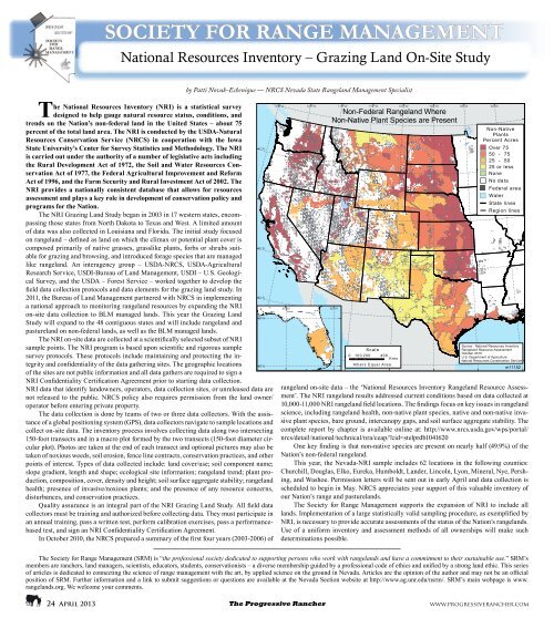 NCA 2009 President's Award Recipient - The Progressive Rancher ...