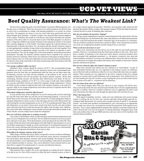 The Progressive Rancher Magazine