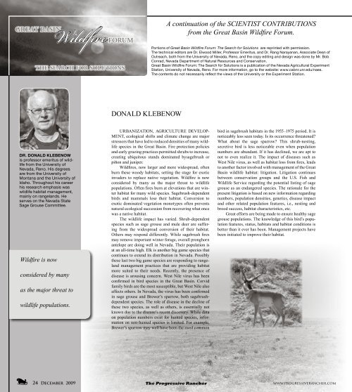 The Progressive Rancher Magazine