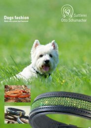 Dogs fashion - Sattlerei Otto Schumacher