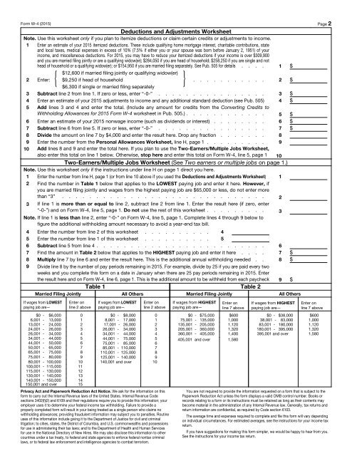 2013 Form W-4 - Lee University