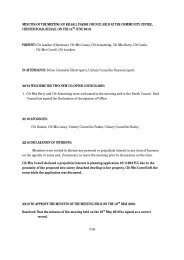 Parish Council Minutes dated 14/6/10 - Kelsall Village