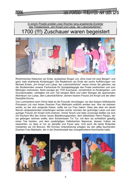 Kontakte 2006 (PDF) - LFS â€“ Liebfrauenschule Geldern