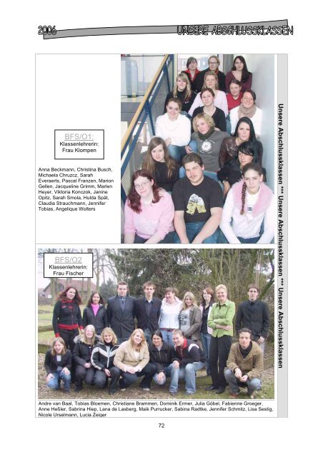 Kontakte 2006 (PDF) - LFS â€“ Liebfrauenschule Geldern