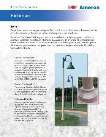 print version. - Ameron International Pole Products Division