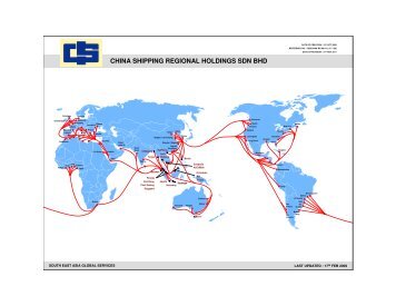 CHINA SHIPPING REGIONAL HOLDINGS SDN BHD