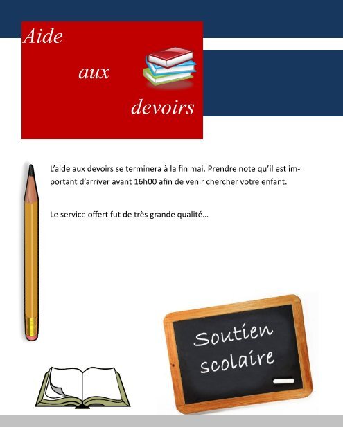 Journal de l’école