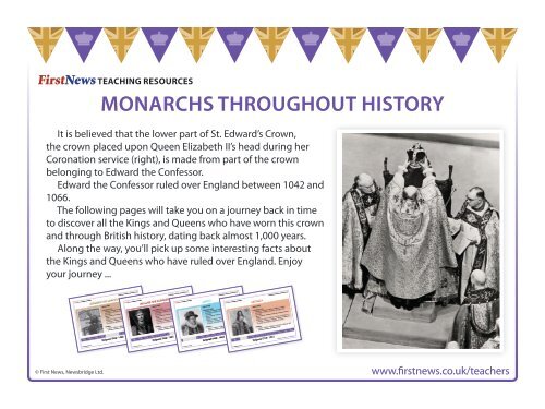 MONARCHS THROUGHOUT HISTORY - First News