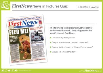FirstNewsNews in Pictures Quiz
