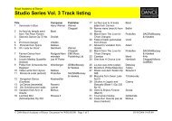 to download the track listing in PDF format. - Royal Academy of ...