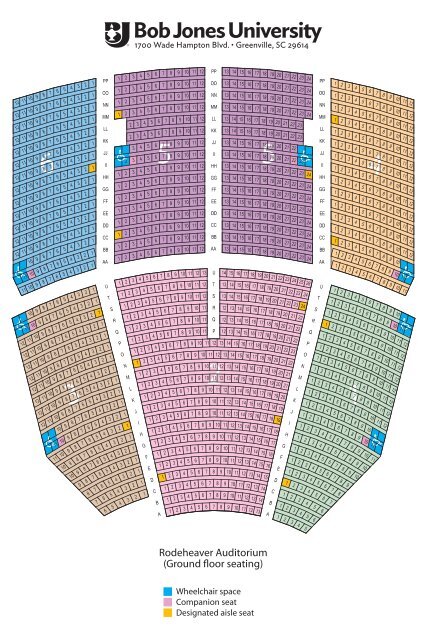 Stuart Auditorium Lake Junaluska Seating Chart