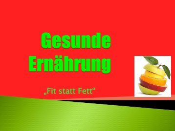 „Fit statt Fett“