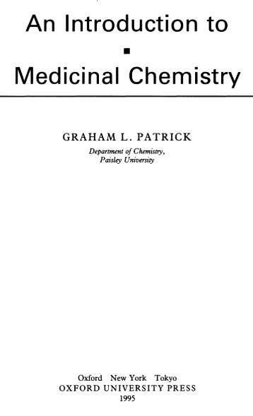 An Introduction to Medicinal Chemistry