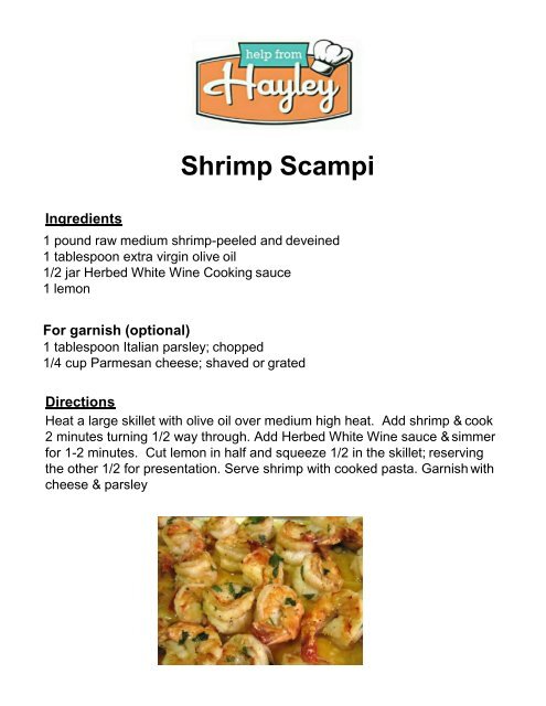 Shrimp Scampi