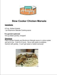 Slow Cooker Chicken Marsala