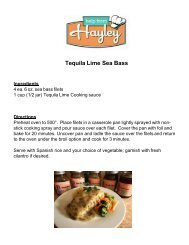 Tequila Lime Sea Bass