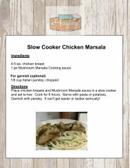 Slow Cooker Chicken Marsala