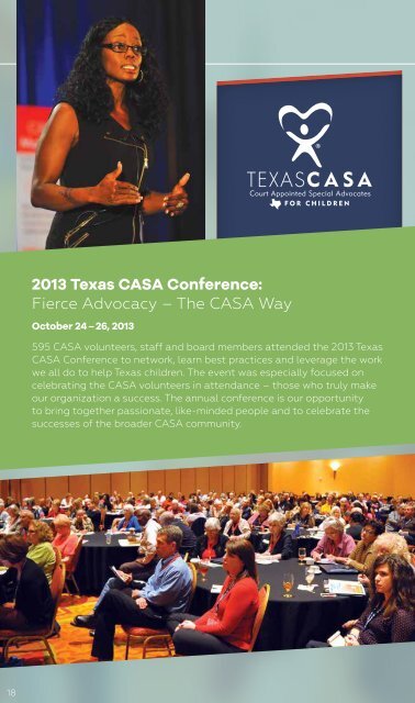 Texas CASA FY 2014 Annual Report