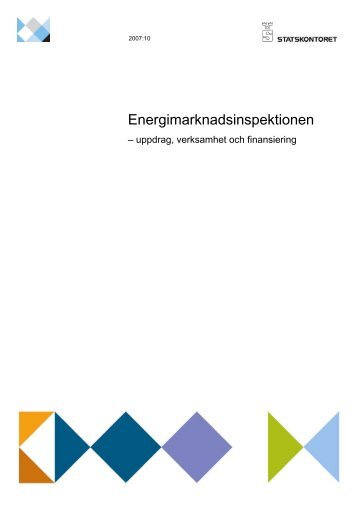Energimarknadsinspektionen â uppdrag, verksamhet - Statskontoret