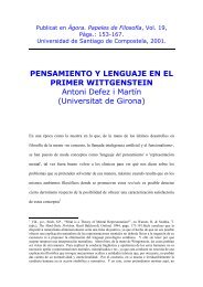 PENSAMIENTO Y LENGUAJE EN EL PRIMER WITTGENSTEIN ...