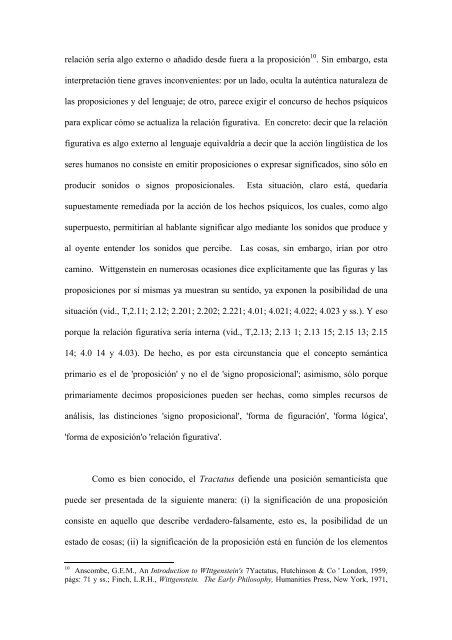 PENSAMIENTO Y LENGUAJE EN EL PRIMER WITTGENSTEIN ...