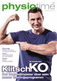 physiotime | Ausgabe 1/2015