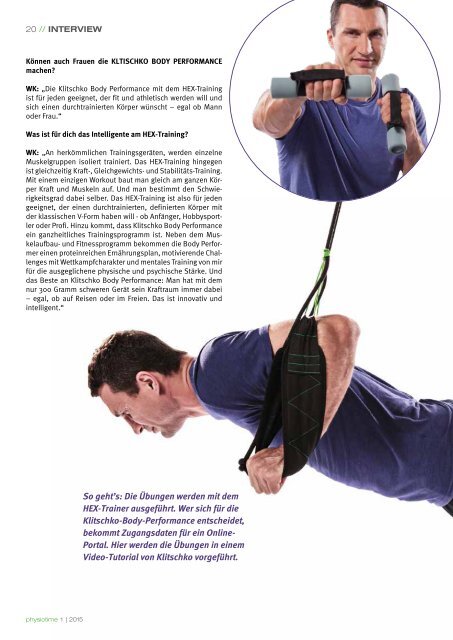 physiotime | Ausgabe 1/2015