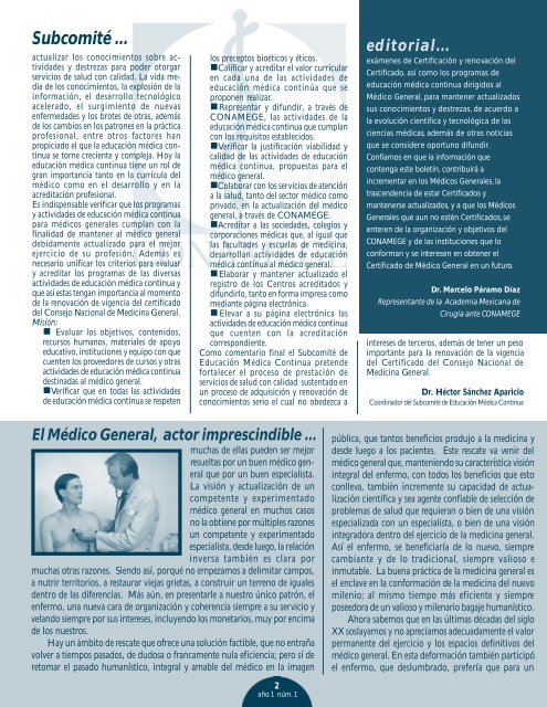 AÃ±o 1 - ComitÃ© Normativo Nacional de Medicina General