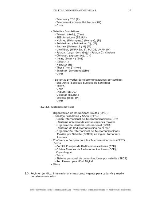 Comunicaciones Internacionales - Centro de InvestigaciÃ³n e ...