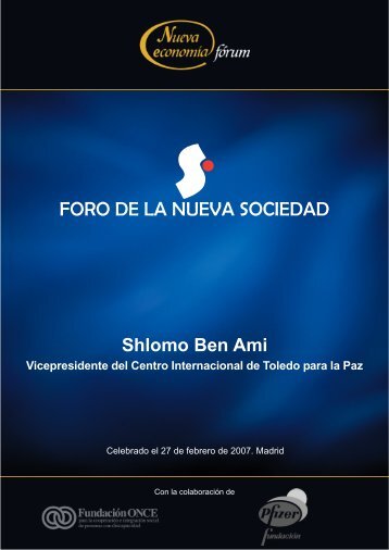 Shlomo Ben Ami - Nueva EconomÃ­a FÃ³rum