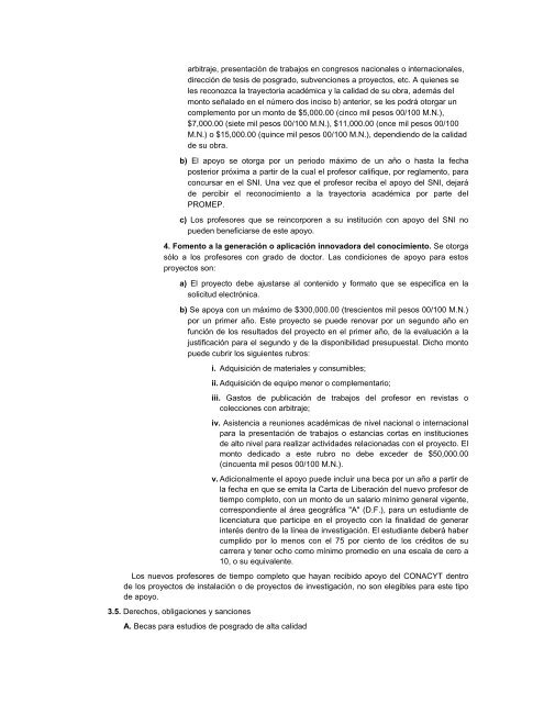 Reglas de Operación e Indicadores del Promep - Universidad ...