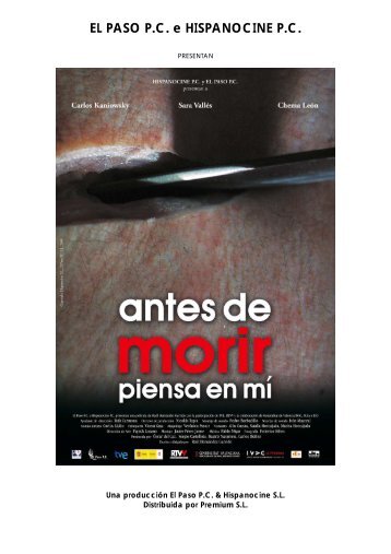 Dossier Antes de morir piensa en mi - Teatro del Astillero