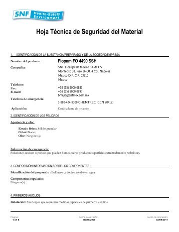 Flopam FO 4490 SSH (MSDS).pdf