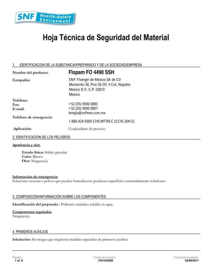 FLOPAM EM640CT (MSDS).pdf