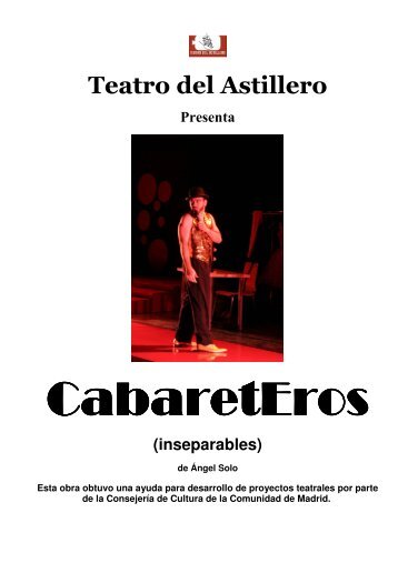 Dossier CabaretEros - Teatro del Astillero