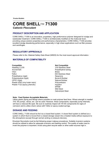 CORE SHELLTM 71300