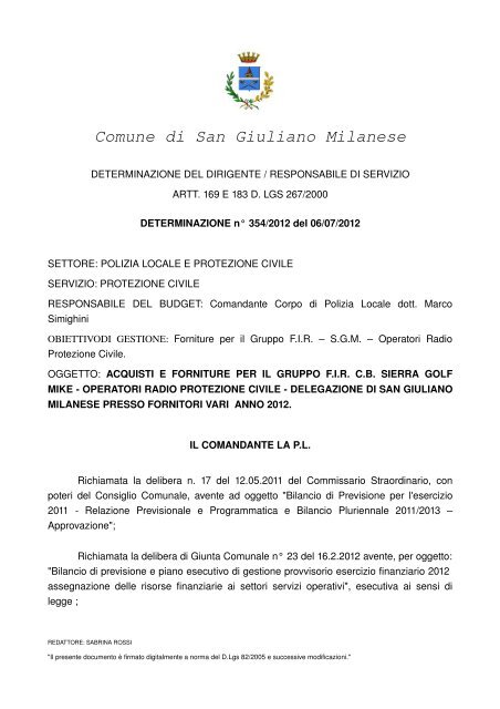 Comune di San Giuliano Milanese