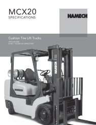 Cushion Tire Lift Trucks - Maybury Material Handling