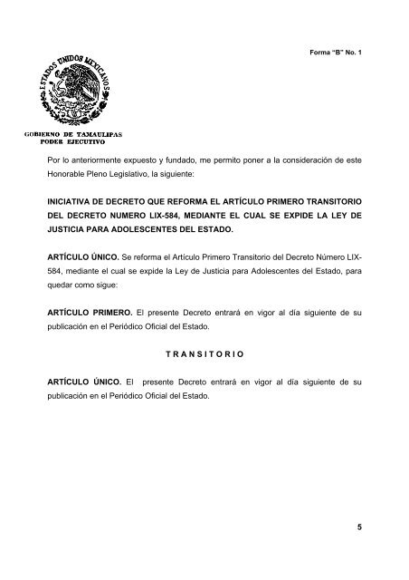 el archivo en pdf - Congreso del Estado de Tamaulipas