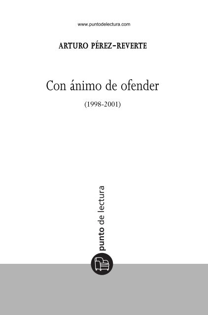 Con Ã¡nimo de ofender - Prisa Ediciones