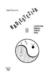 Radiestezija II - Zdravstveni pregled pomoću viska