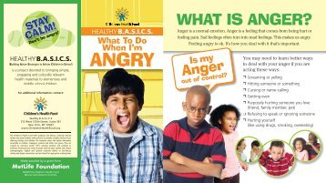 WhAT Is Anger? - Children's Health Fund