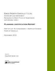 Emgo (North Oakville 1) Ltd. Planning Justification Report