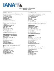 Roster - The Intermodal Association of North America