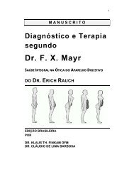 Diagnóstico e Terapia segundo F.X. MAYR - Internationale ...